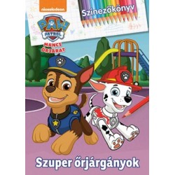 Mancs őrjárat - Szuper őrjárgányok - Színezőkönyv