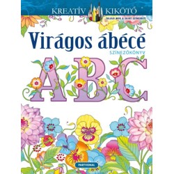 Marty Noble: Virágos ábécé - Színezőkönyv