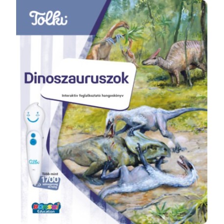 Tolki Hangos könyv - Dinoszauruszok - Interaktív foglalkoztató hangoskönyv
