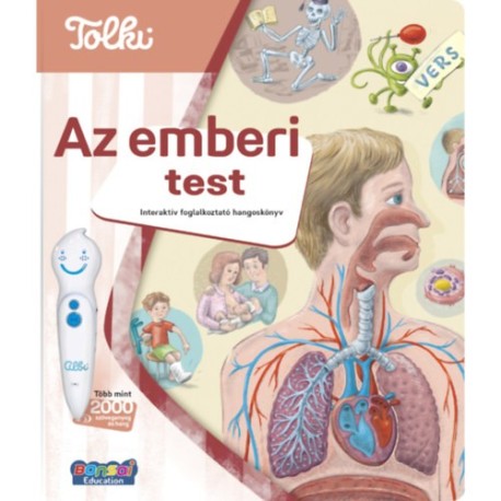 Tolki Hangos könyv - Emberi Test - Interaktív foglalkoztató hangoskönyv