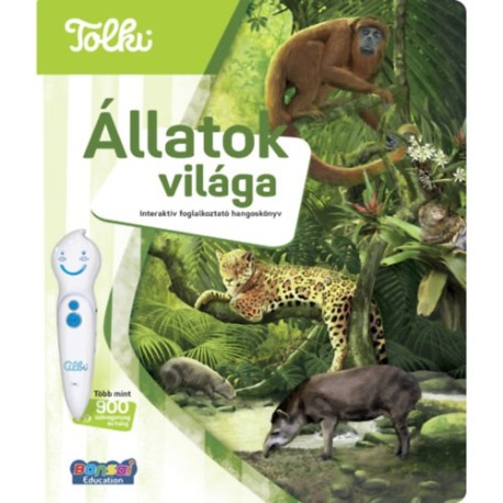 Tolki Hangos könyv -&nbsp;Állatok világa - Interaktív foglalkoztató hangoskönyv
