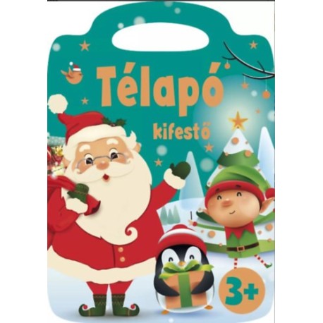 Télapó kifestő