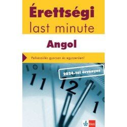 Pojják Klára: Érettségi Last minute - Angol - Felkészülés gyorsan és egyszerűen!