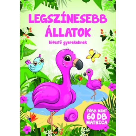 Legszínesebb állatok - Kifestő gyerekeknek