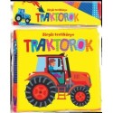 Zörgős textilkönyv - Traktorok