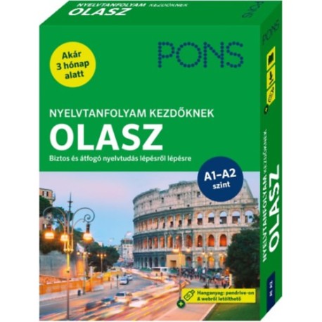 Beatrice Rovere-Fenati: PONS Nyelvtanfolyam kezdőknek - Olasz (könyv+pendrive+online)