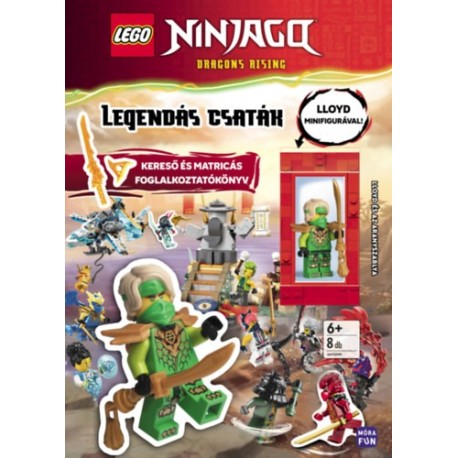 Lego Ninjago - Legendás csaták - Kereső és matricás foglalkoztatókönyv