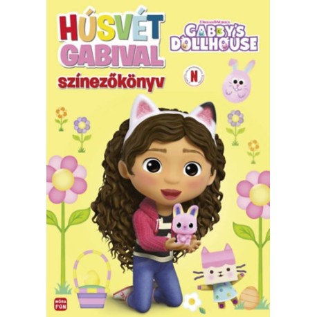 Gabby's Dollhouse - Húsvét Gabival - Színezőkönyv