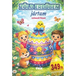 Zöld erdőben jártam színező füzet