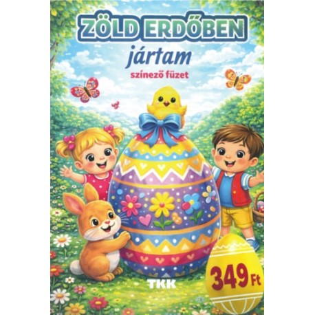 Zöld erdőben jártam színező füzet