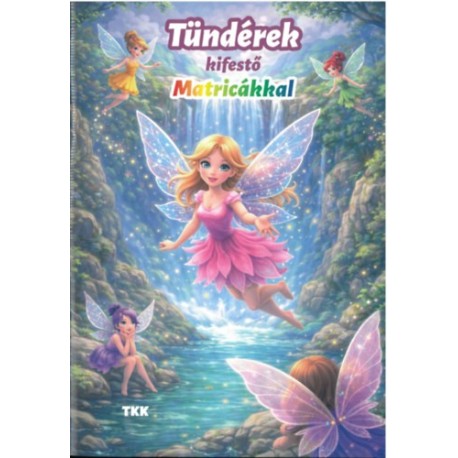 Tündérek kifestő - Matricákkal