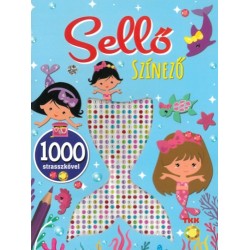 1000 strassz - Sellő színező