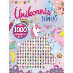 1000 strassz - Unikornis színező