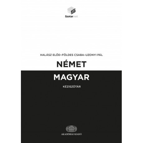 Földes Csaba - Halász Előd - Uzonyi Pál: Német-magyar kéziszótár + online szótárcsomag